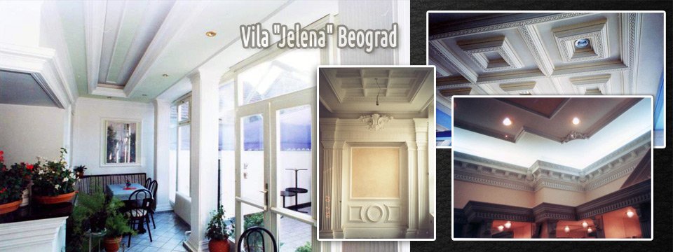 Vila "Jelena" Beograd - Gipsani radovi